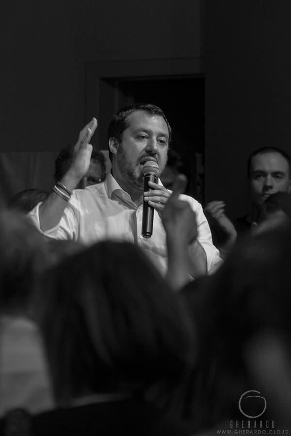 ritratto - portrait - evento pubblico - public event - Salvini