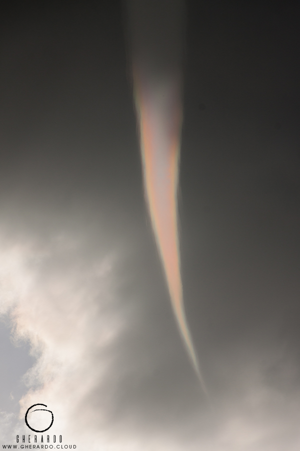tromba marina - waterspout - arcobaleno - rainbow - tornado